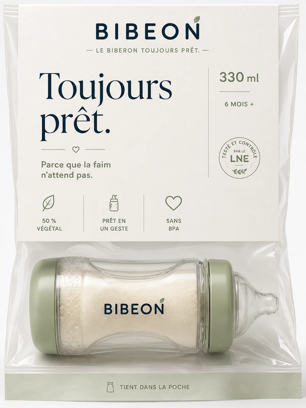 Le pack découverte BIBEON et son sachet