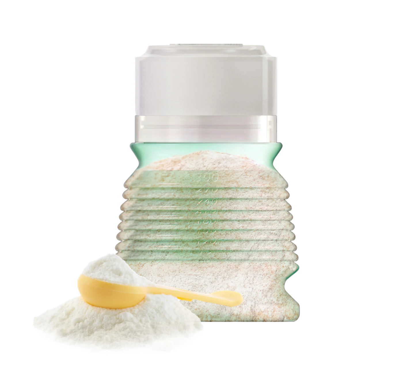 Biberon nomade BIBEON 330 ml, coloris vert